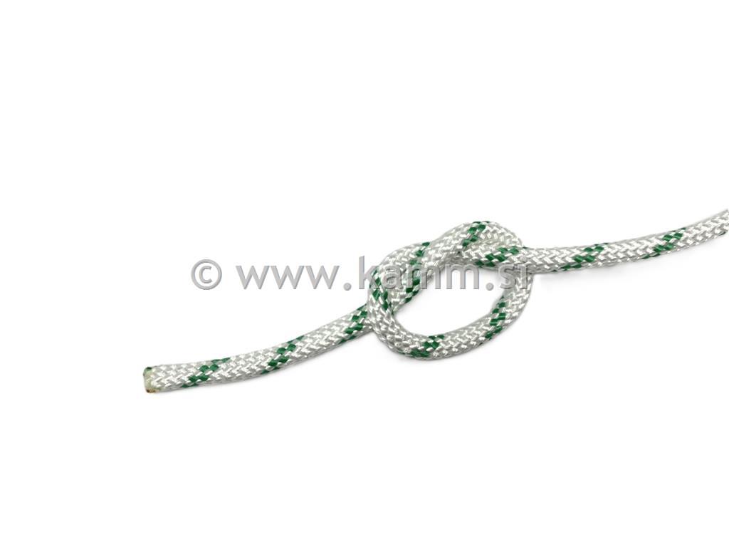 PES vrv 2 x pletena fi 10 mm B-ZELENA