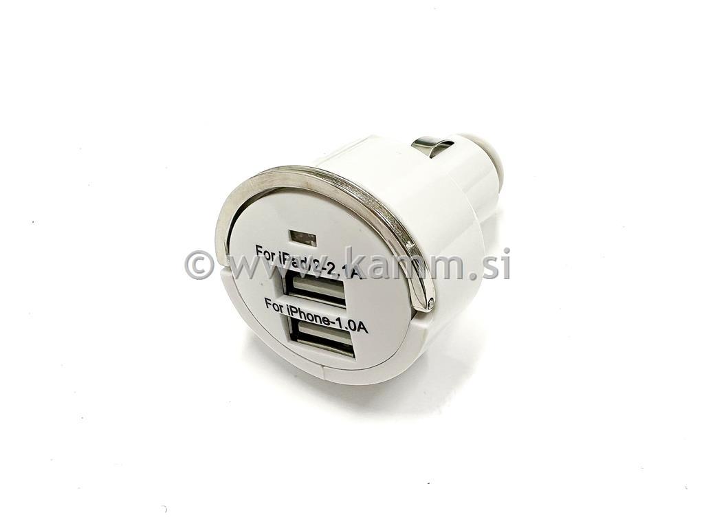 M 2106021 DVOJNA USB VTIČNICA VŽIG.