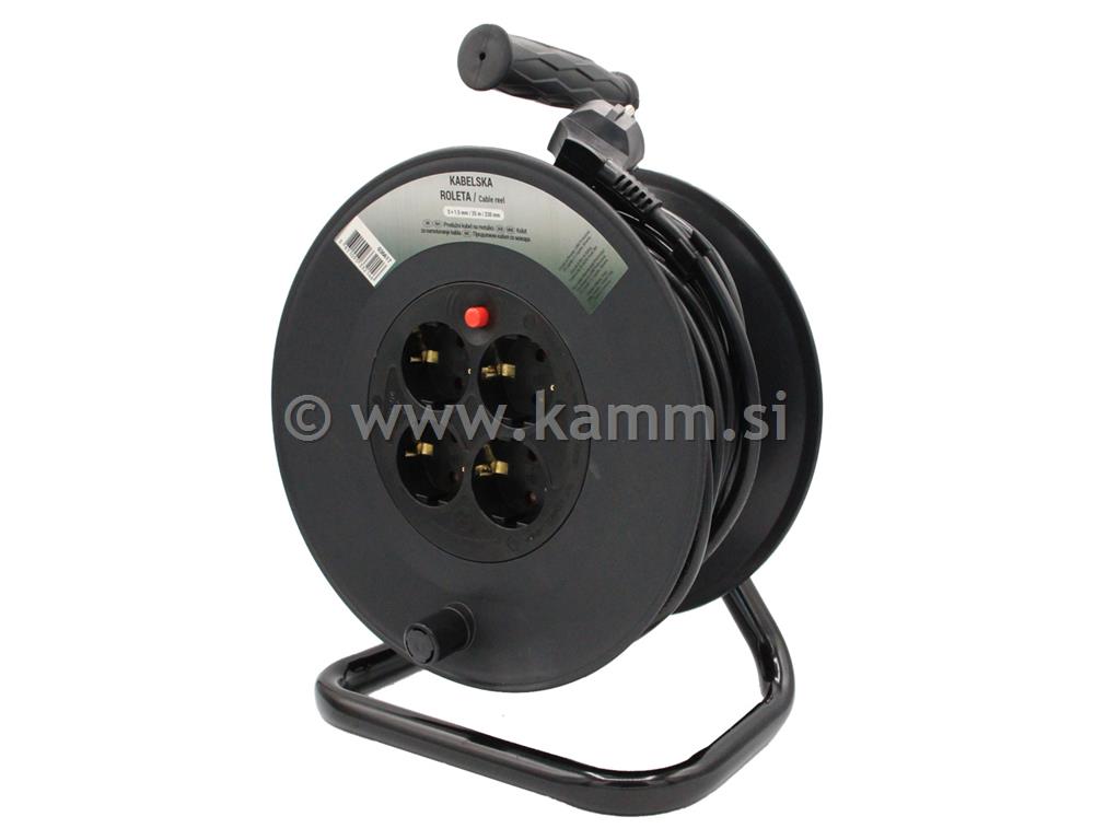 ROLETA KABELSKA 4 VTIČNICE IP20