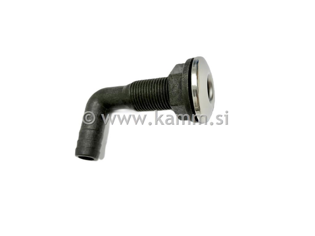 ISPUST 90° PVC/INOX