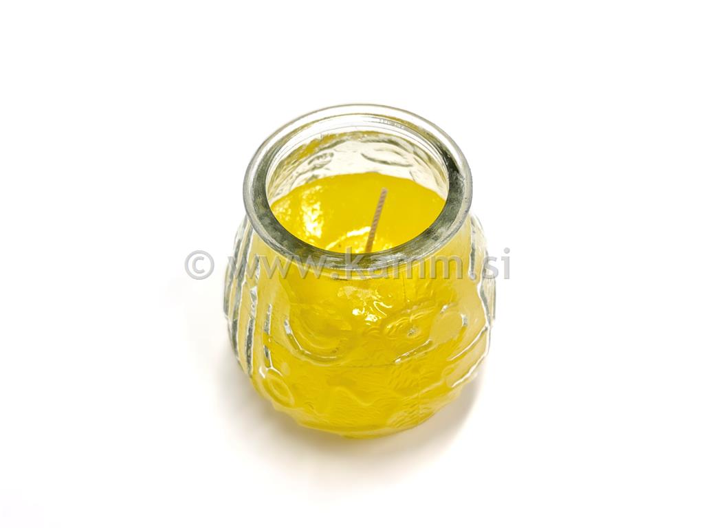 SVEČA CITRONELLA- VRTNA V STEKLU 10cm