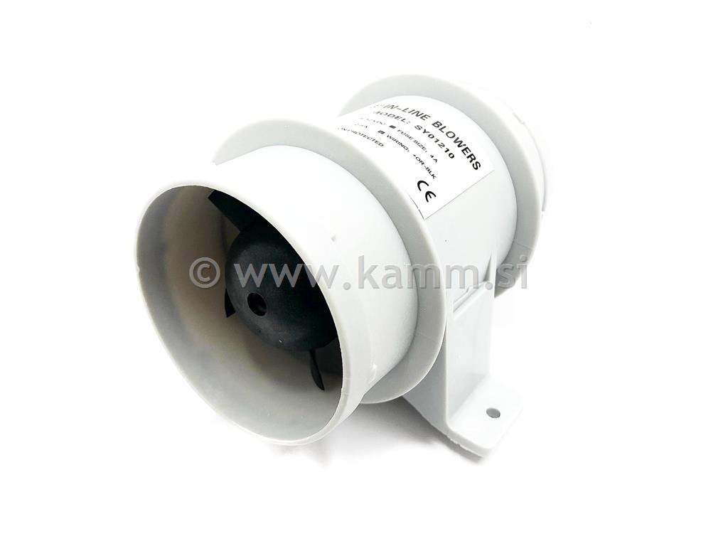 VENTILATOR 12V fi75mm