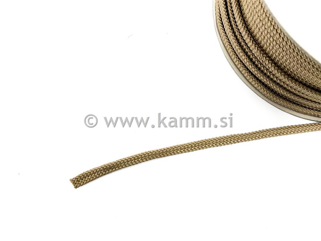 VRV PLOŠČATA PES fi 12mm ZLATA HEMP