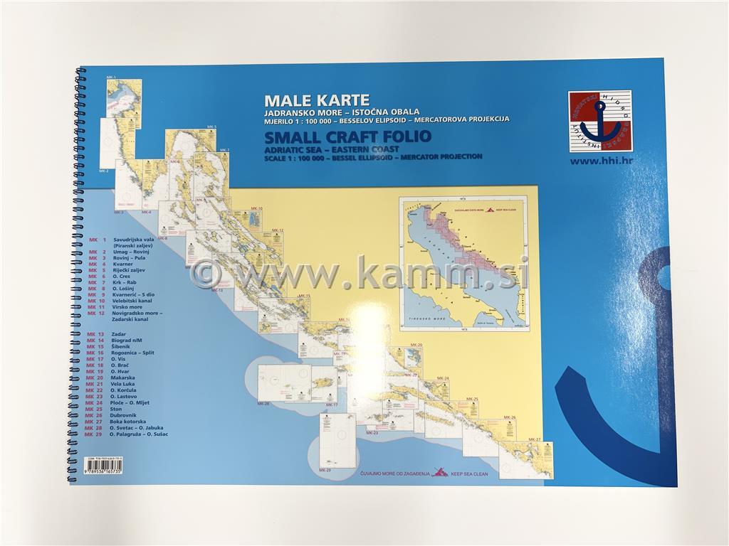 MALE KARTE - JADRANSKO MORE