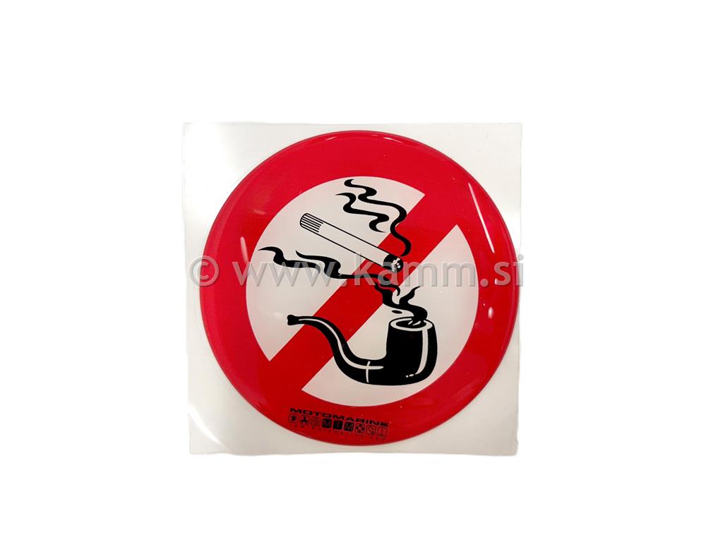 M 3418903 NALEPKA PREPOVEDANO KAJENJE