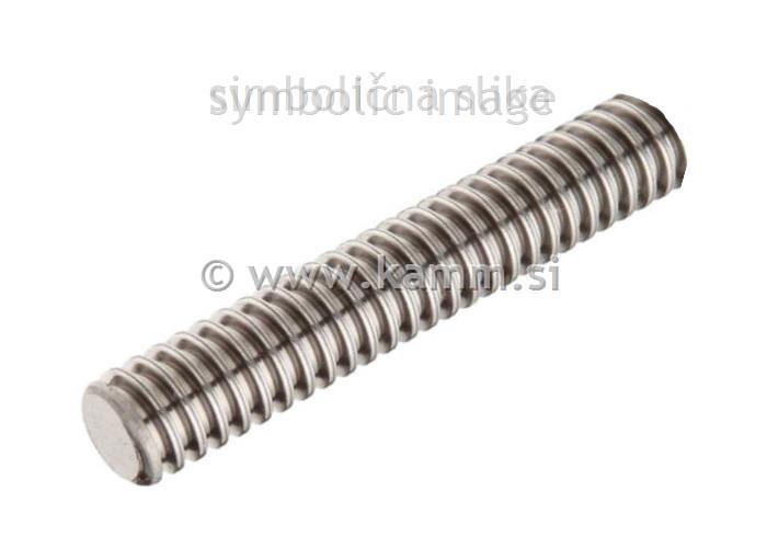 Trapezno navojno vreteno 18x4 l=2000 C15