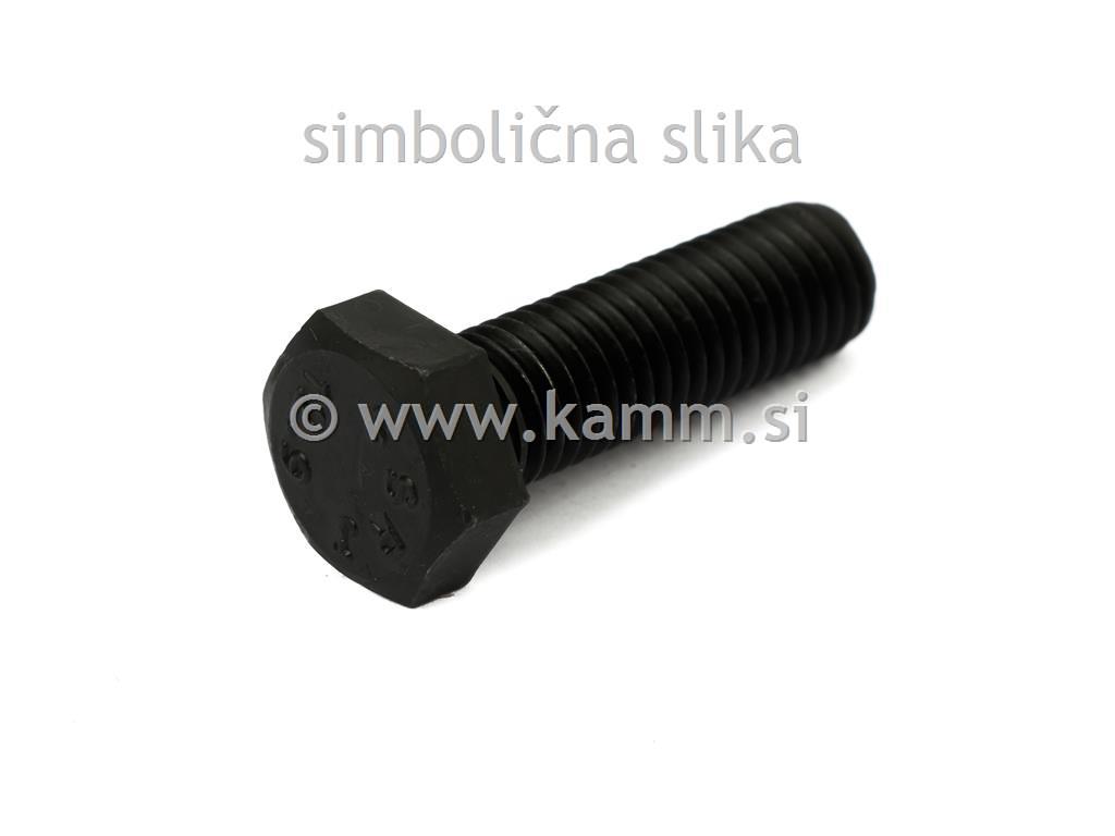 Črni šestrobi vijak M6X20 8.8