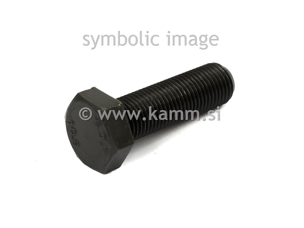 Črni šestrobi vijak M12X1.5X50 10.9 fini navoj