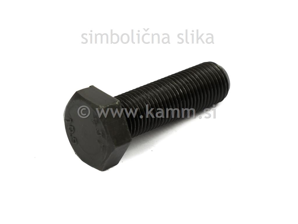 Črni šestrobi vijak M10X1.25X90 10.9 fini navoj