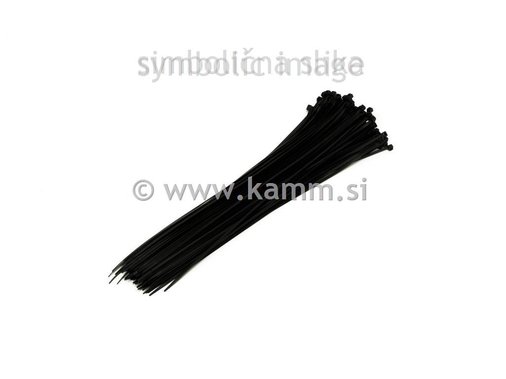 VEZICE 4.8X160 ČRNA (100KOS)