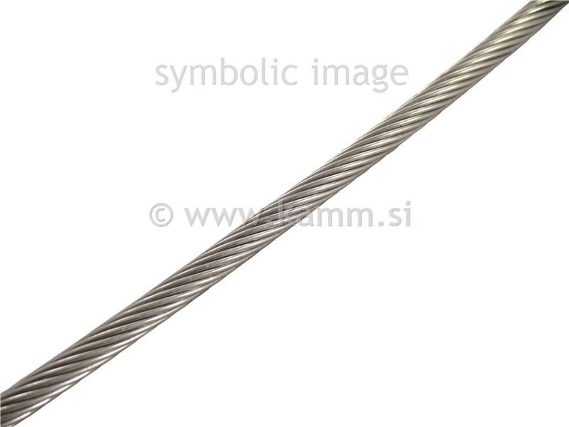 8378 ŽIČNA VRV fi 4mm 1x19
