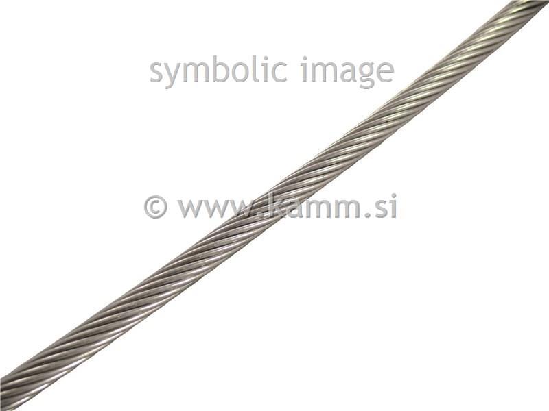8378 ŽIČNA VRV fi 7mm 1x19