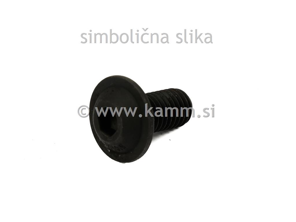 Črni imbus vijak M6X14 ČRN