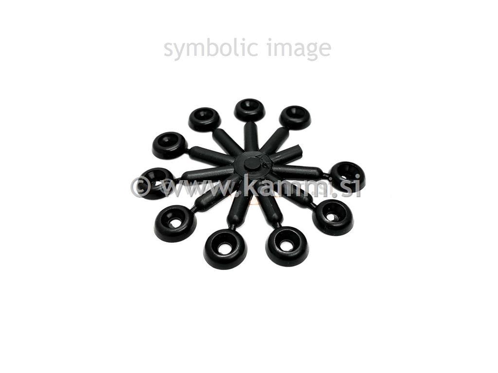 M 3211805 PVC PODLOŽKA 5.5mm ČRNA 10/1