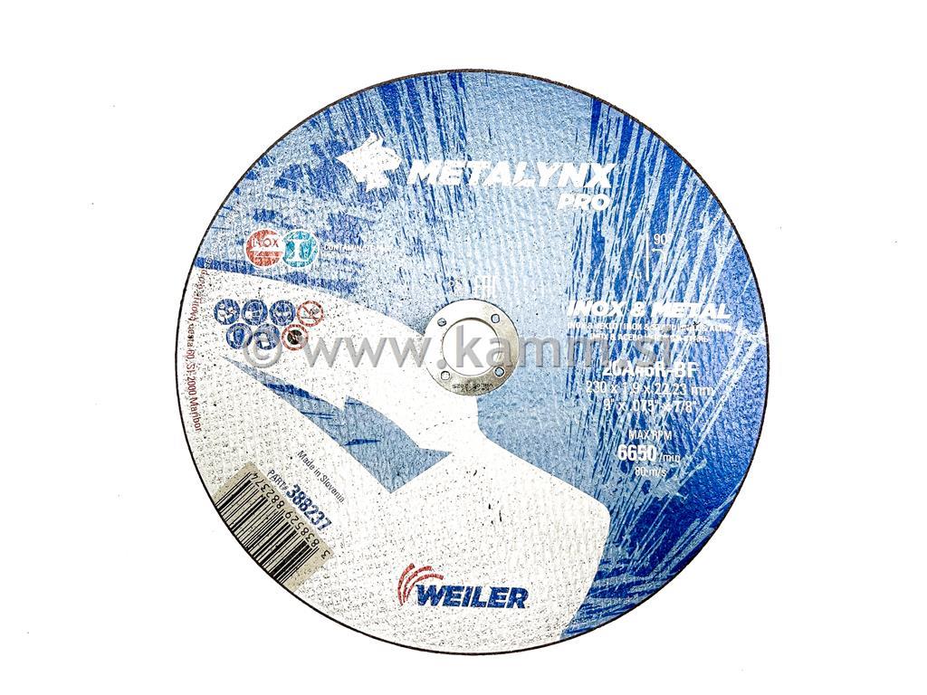 REZALKA 230X1,9X22 INOX METALYNX PRO