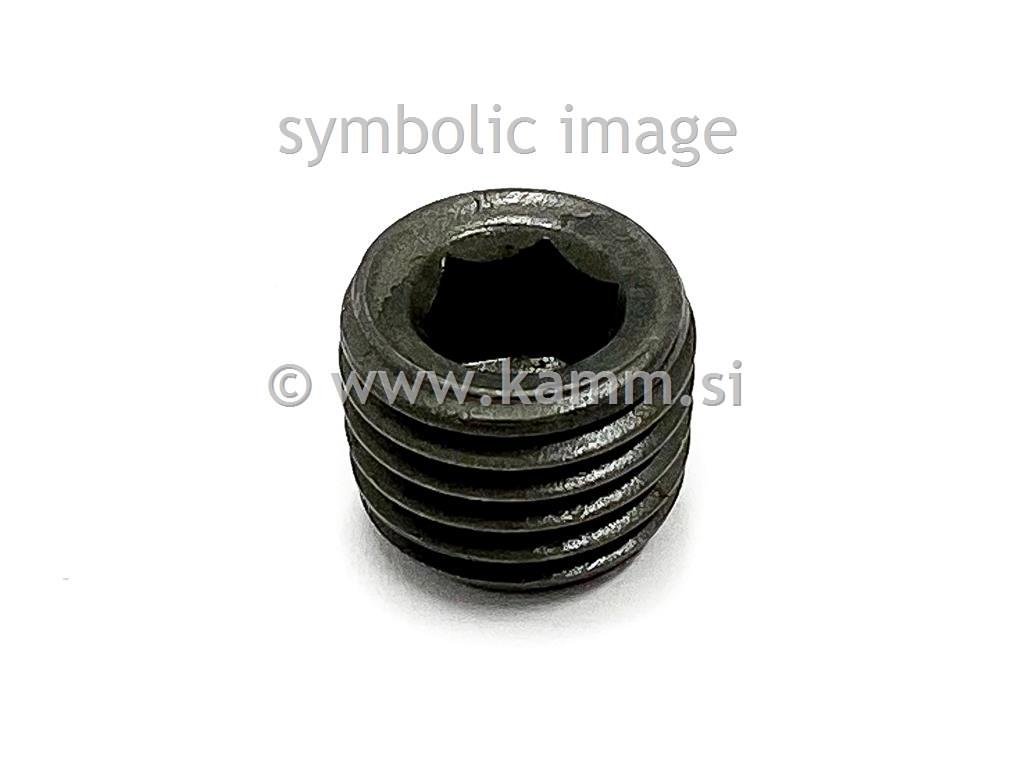 ČRNI ČEP S STOŽ. NAV. M27X1.5 X12 906