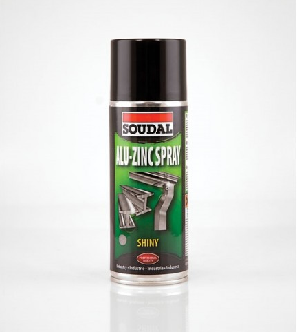 SOUDAL ZINK SPRAY ALU SHINY 400ML