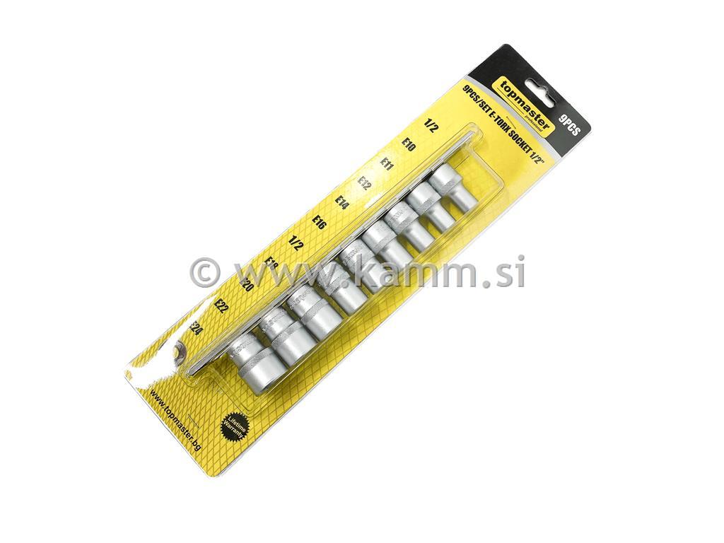 TM NASTAVKI TORX E10-E24 9 DEL.