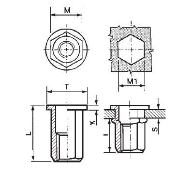 ZN MATICA RAZPORNA M 8 CIL.GL. HEX