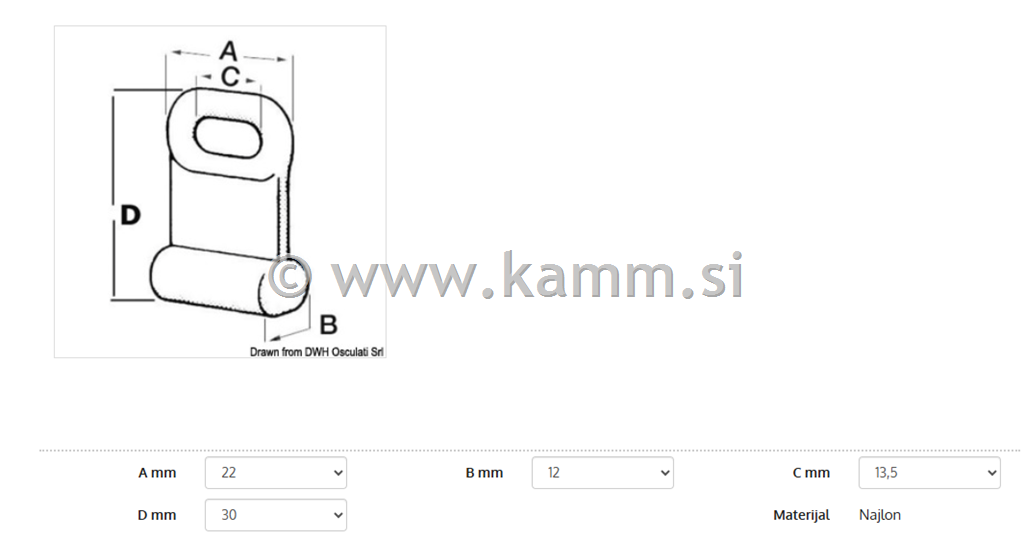 ART.5835800 VODILO PVC