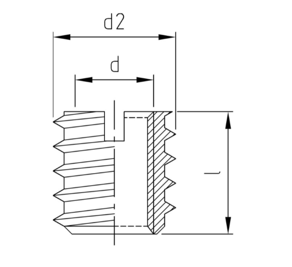 RF MATICA STROČNA M 8X15 7965