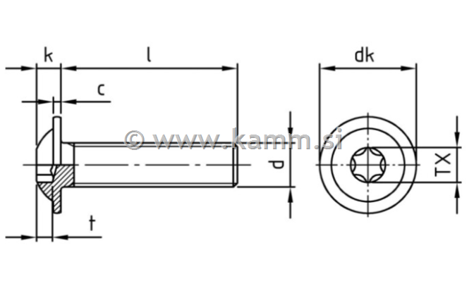 RF imbus vijak M6X20 A4