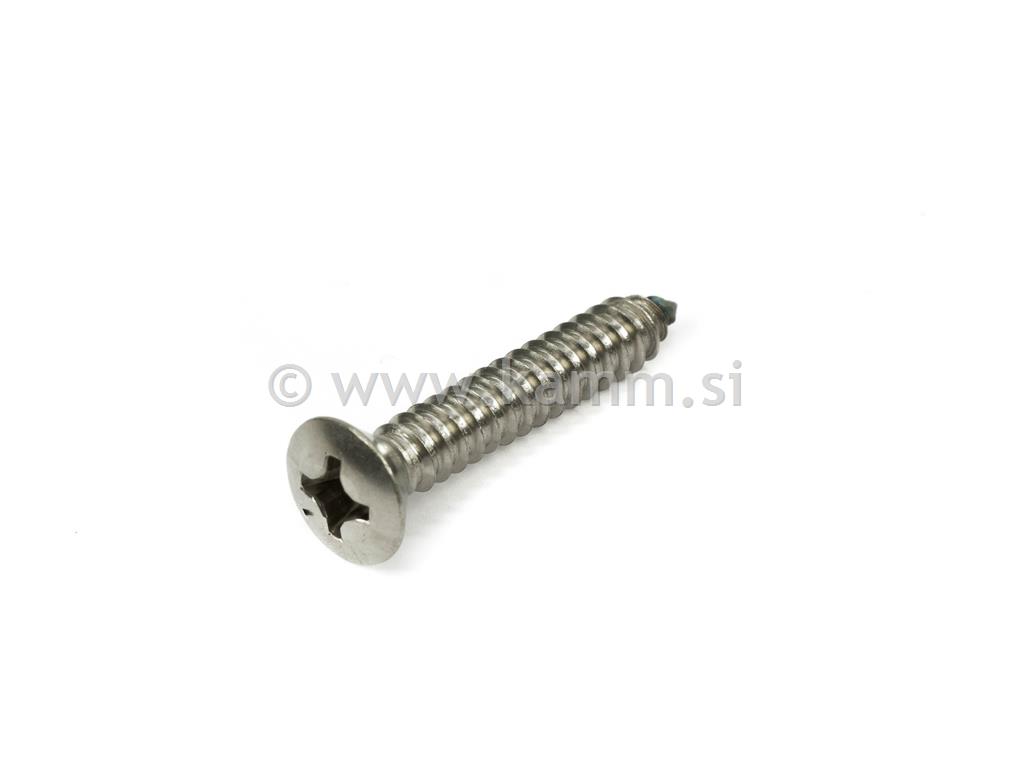 Inox upuštena i poluokrugla glava DIN 7983
