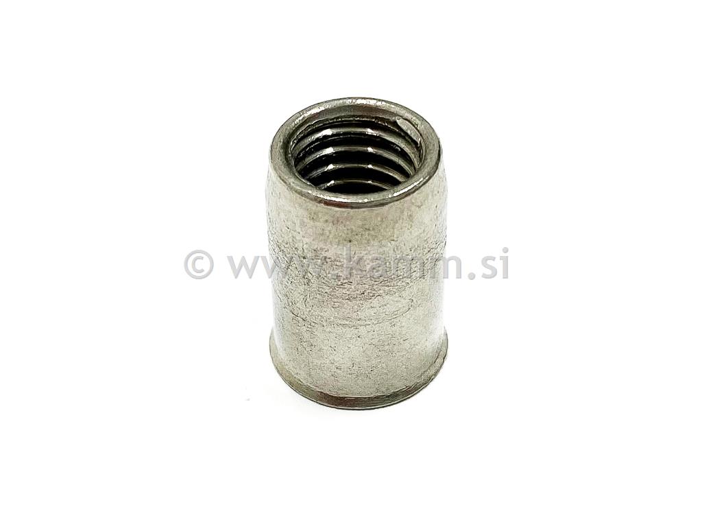 Inox zakivna matica - mala glava