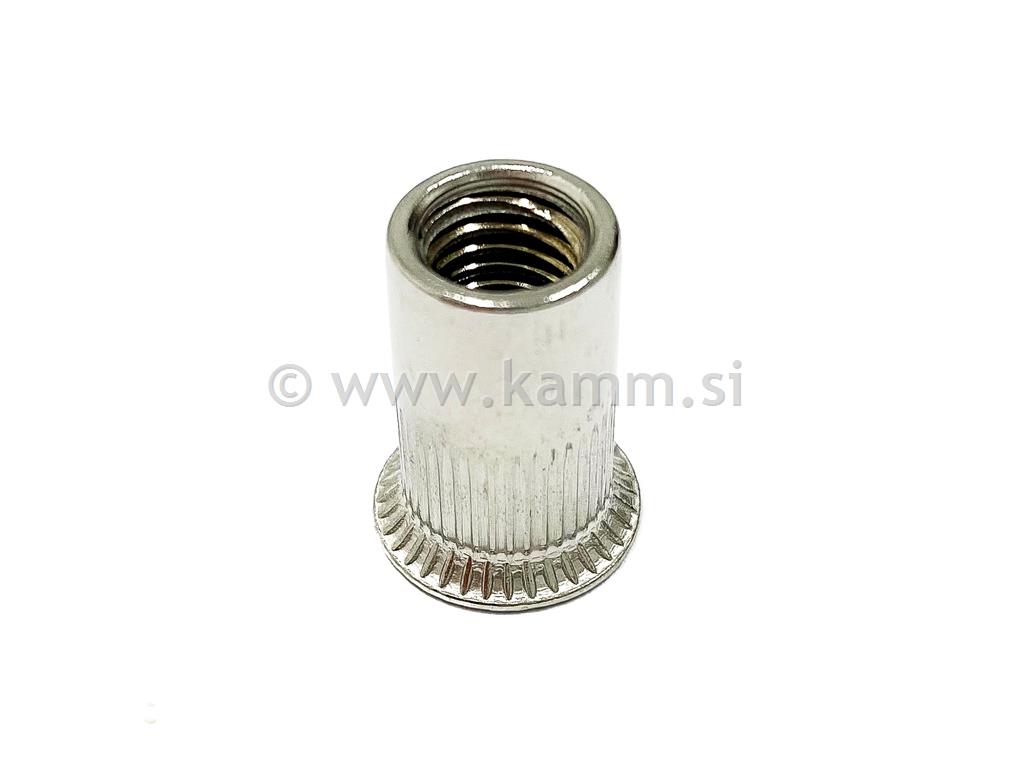 Inox zakivna matica - uronjena glava