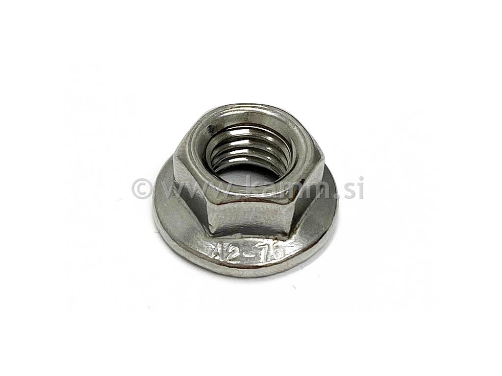 Inox matica s nazubljenom prirubnicom DIN 6923