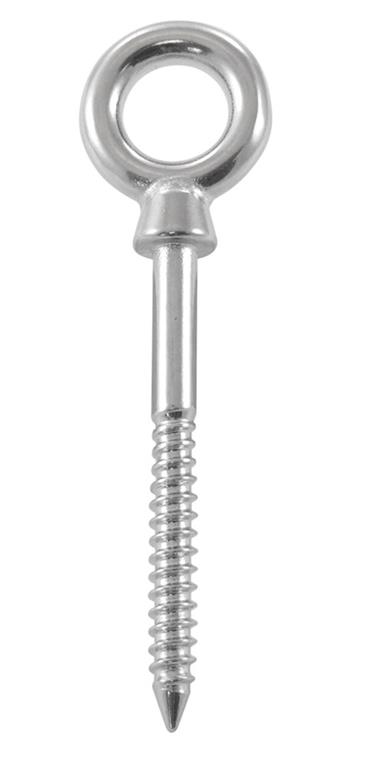 Inox vijak za drvo s obručem 8271