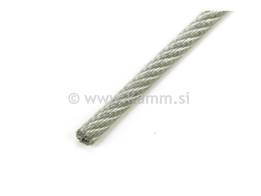 Žičano uže s PVC omotačem - pocinčano