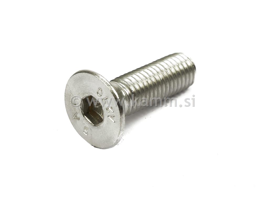 Inox upuštena glava DIN 7991