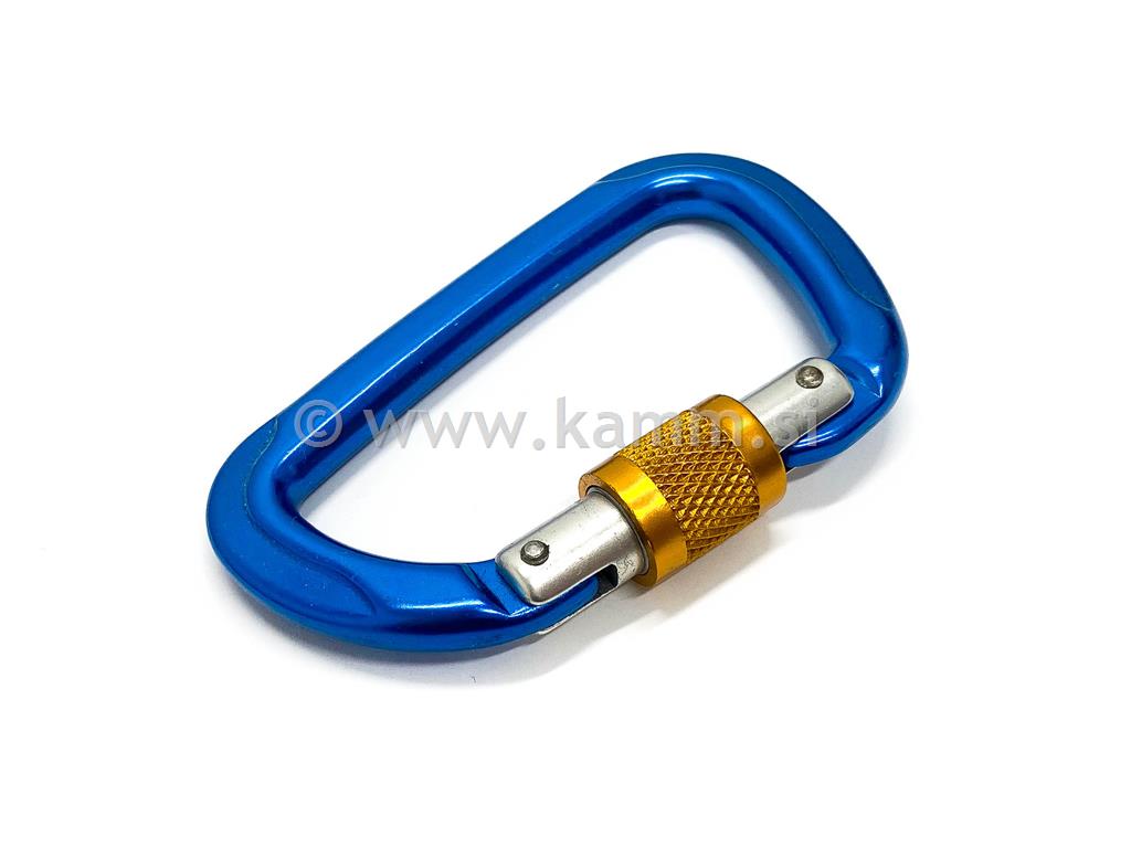 Aluminijski karabiner s osiguračem vijka 814673