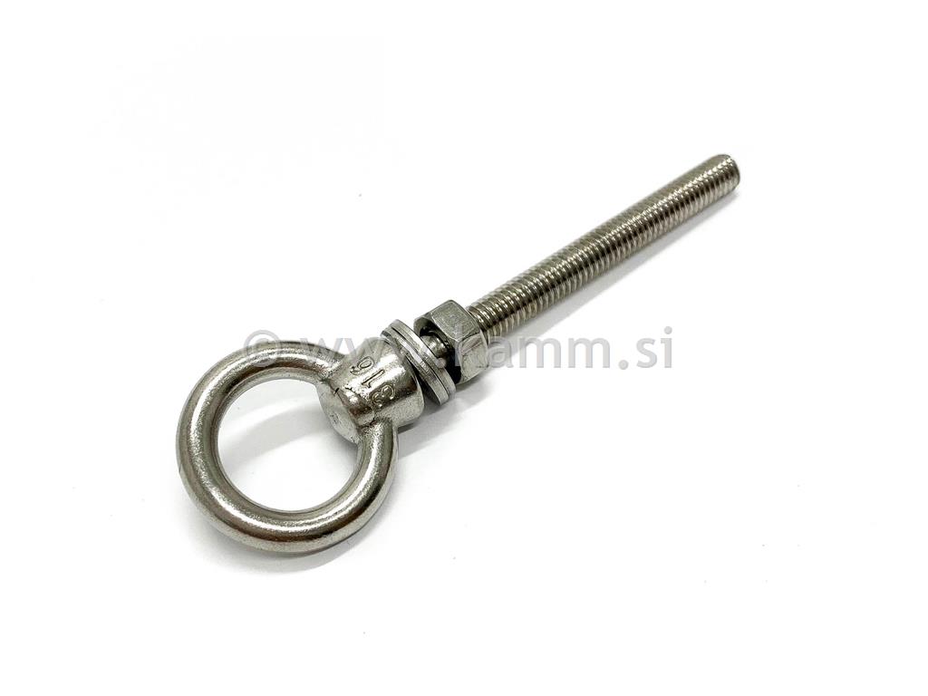 Očesni vijak s maticom 8267