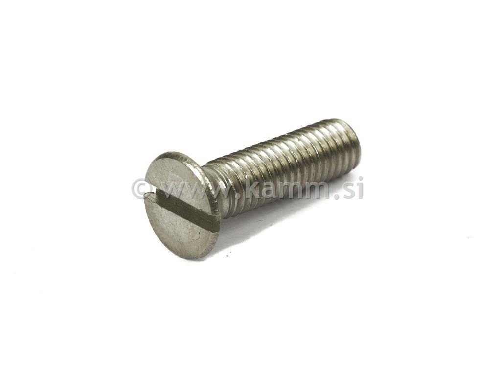 Inox vijak s upuštenom glavom i ravnim utorom DIN 963
