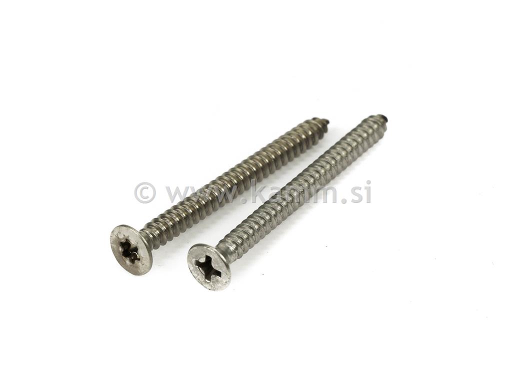 Inox upuštena glava DIN 7982