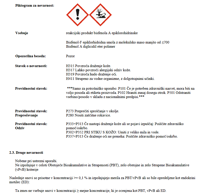 Sigurnosno-tehnički list