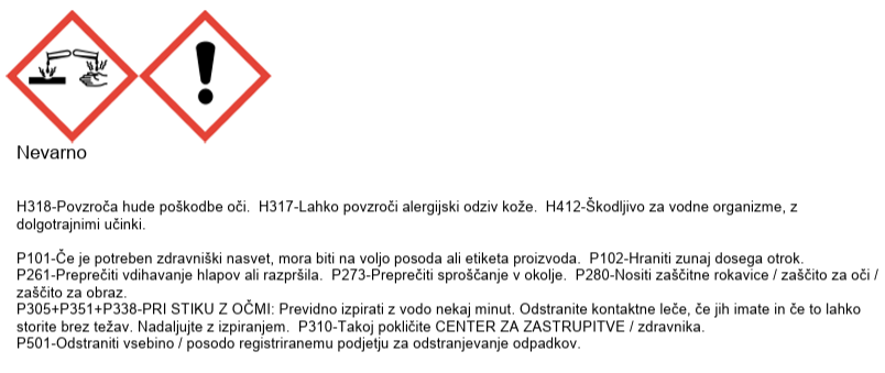 Sigurnosno-tehnički list
