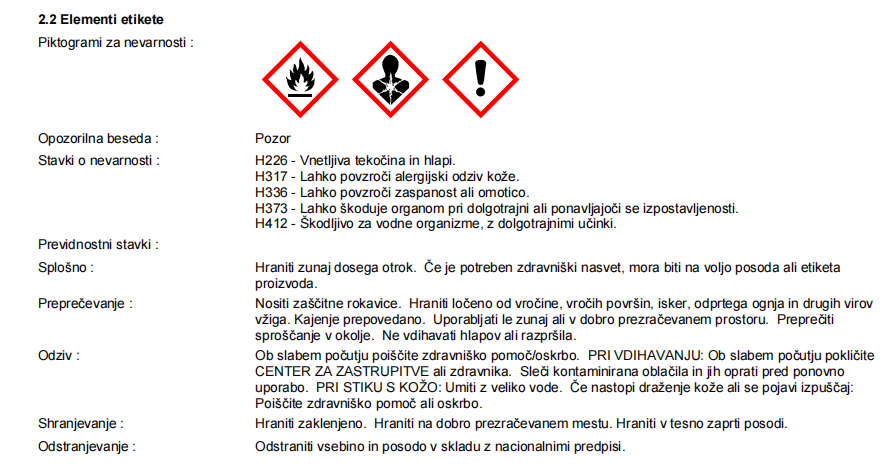 Sigurnosno-tehnički list