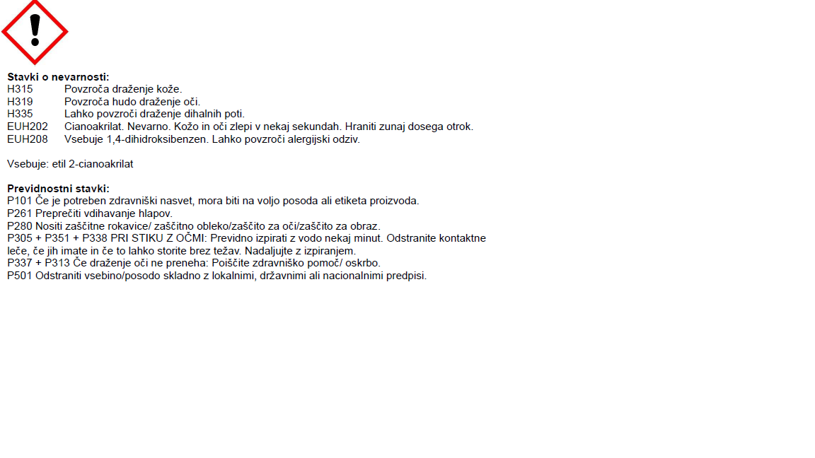Sigurnosno-tehnički list