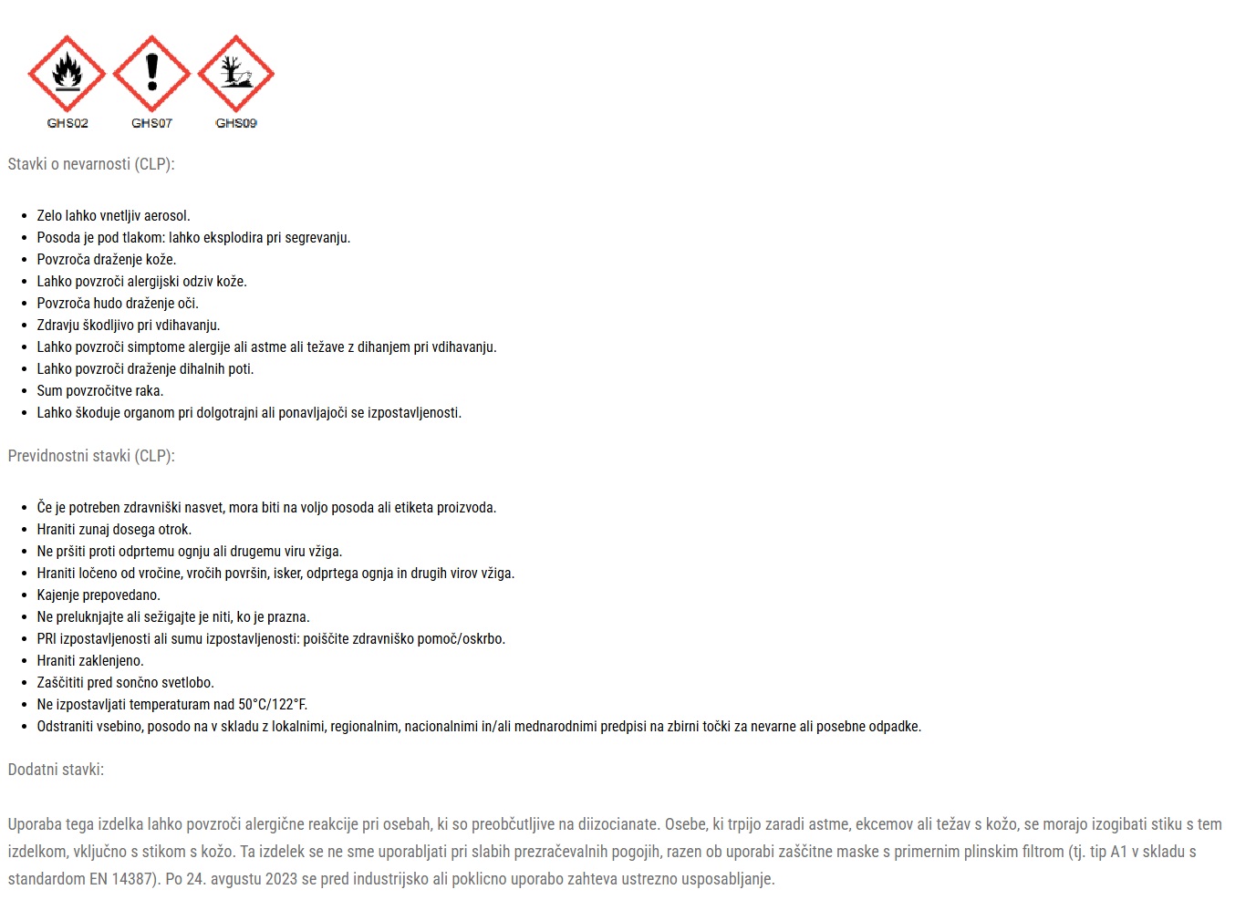 Sigurnosno-tehnički list