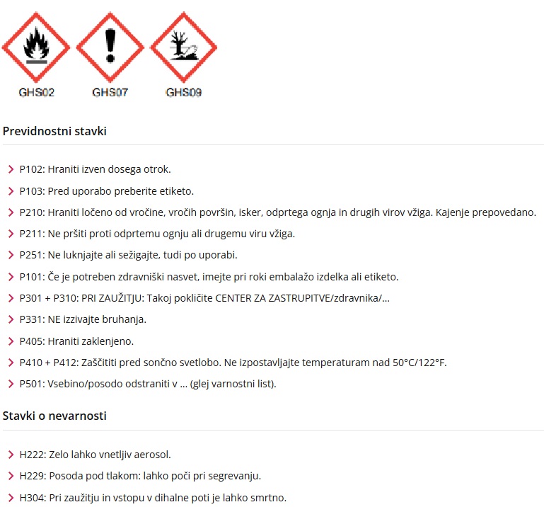 Sigurnosno-tehnički list