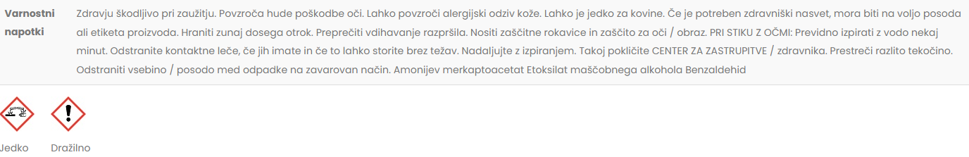 Sigurnosno-tehnički list
