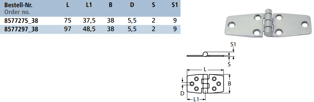 Tehničke specifikacije Šarka 8577